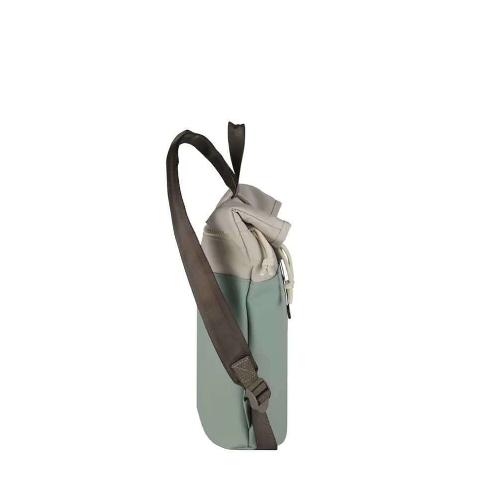 New Rebels Backham Los Angeles Salie Grün 7L Rolltop Rucksack Wasserabweisend