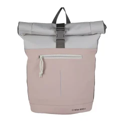 New Rebels Backham New York Altrosa 21L Rolltop Wasserabweisend Laptop 15.6