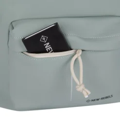 New Rebels Backham Springfield  Salie Grün 16L Rucksack Wasserabweisend Laptop 14