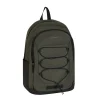 New Rebels Barto Waltham Dunkelgrün 25L Rucksack Wasserabweisend Laptop 15.6" Pullzippers