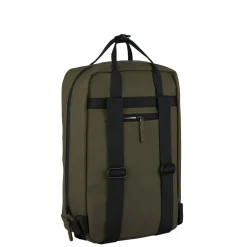 New Rebels Bowie Cape Coral Olive Grün  15L Rucksack Reflektion Wasserabweisend Laptop 13.3