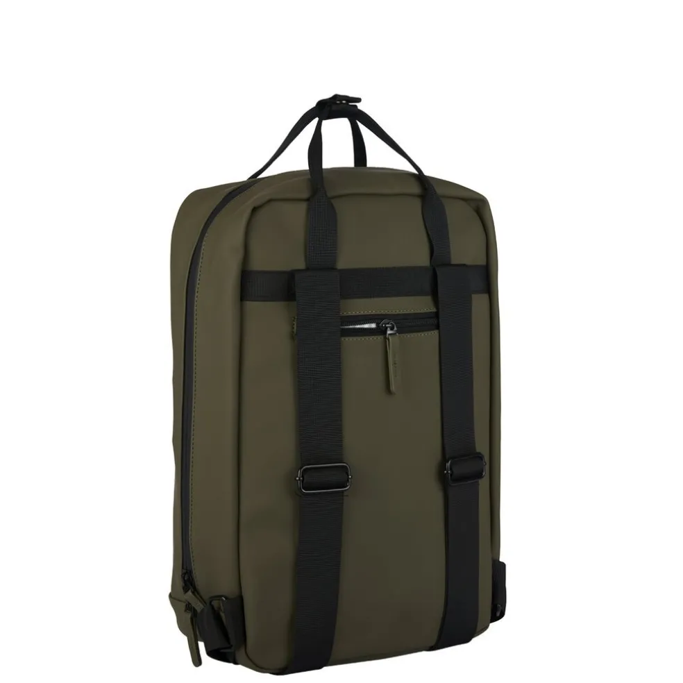 New Rebels Bowie Cape Coral Olive Grün 15L Rucksack Reflektion Wasserabweisend Laptop 13.3