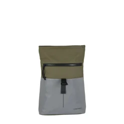 New Rebels Bowie Los Angeles Olivgrün 9L Rucksack Rolltop Reflektion Wasserabweisend