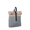 New Rebels Bowie Los Angeles Altrosa 9L Rucksack Rolltop Reflektion Wasserabweisend
