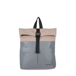 New Rebels Bowie Los Angeles Altrosa 9L Rucksack Rolltop Reflektion Wasserabweisend