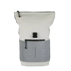 New Rebels Bowie New York Hellgrau 21L Rucksack Rolltop Reflektion Wasserabweisend Laptop 15.6