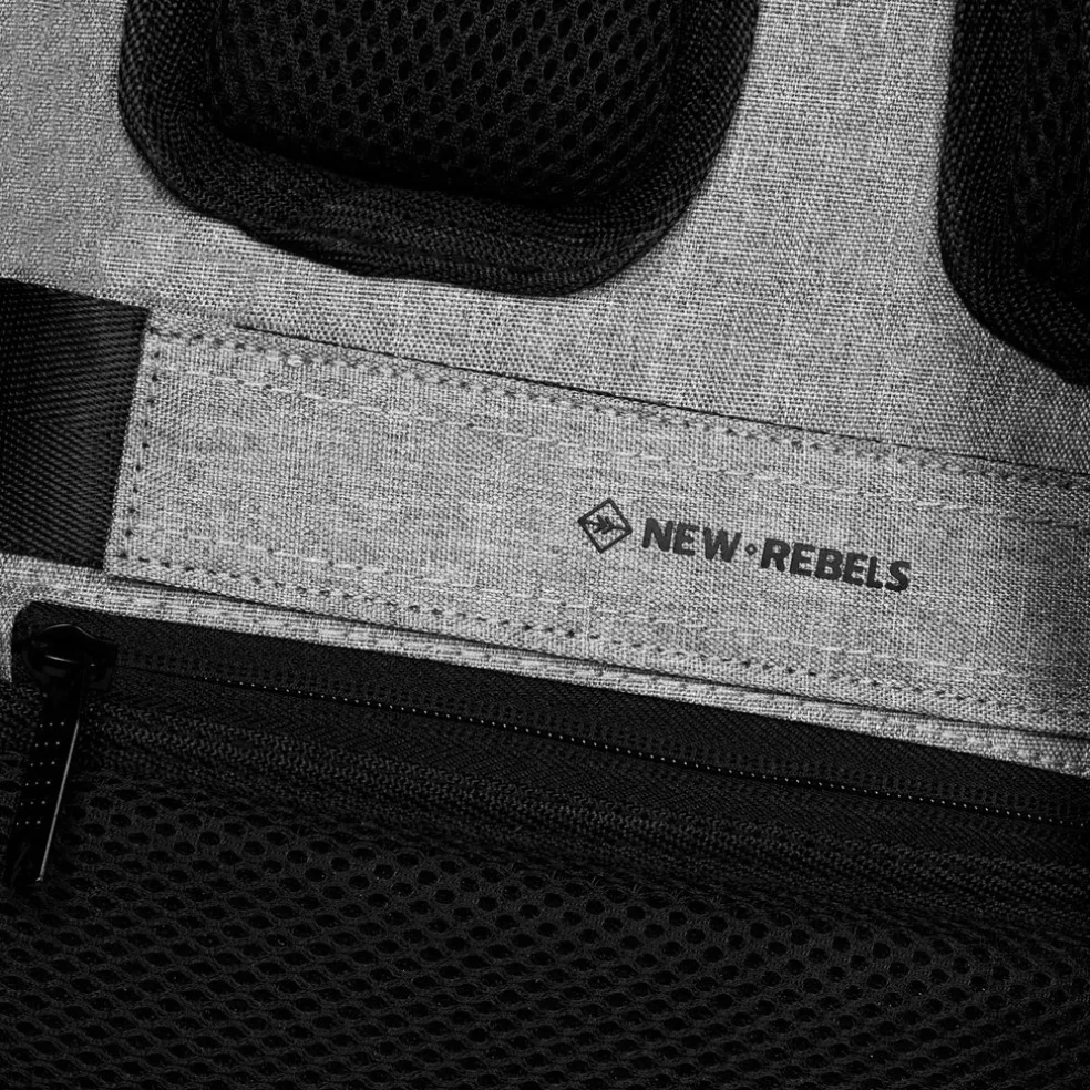 New Rebels Boyan Chicago Grau 9L Rucksack Recyceltes Nylon