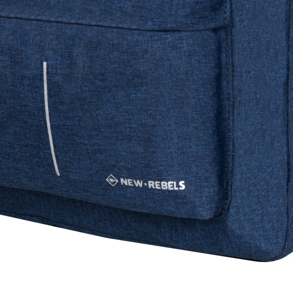 New Rebels Boyan Chicago Marineblau 9L Rucksack Recyceltes Nylon