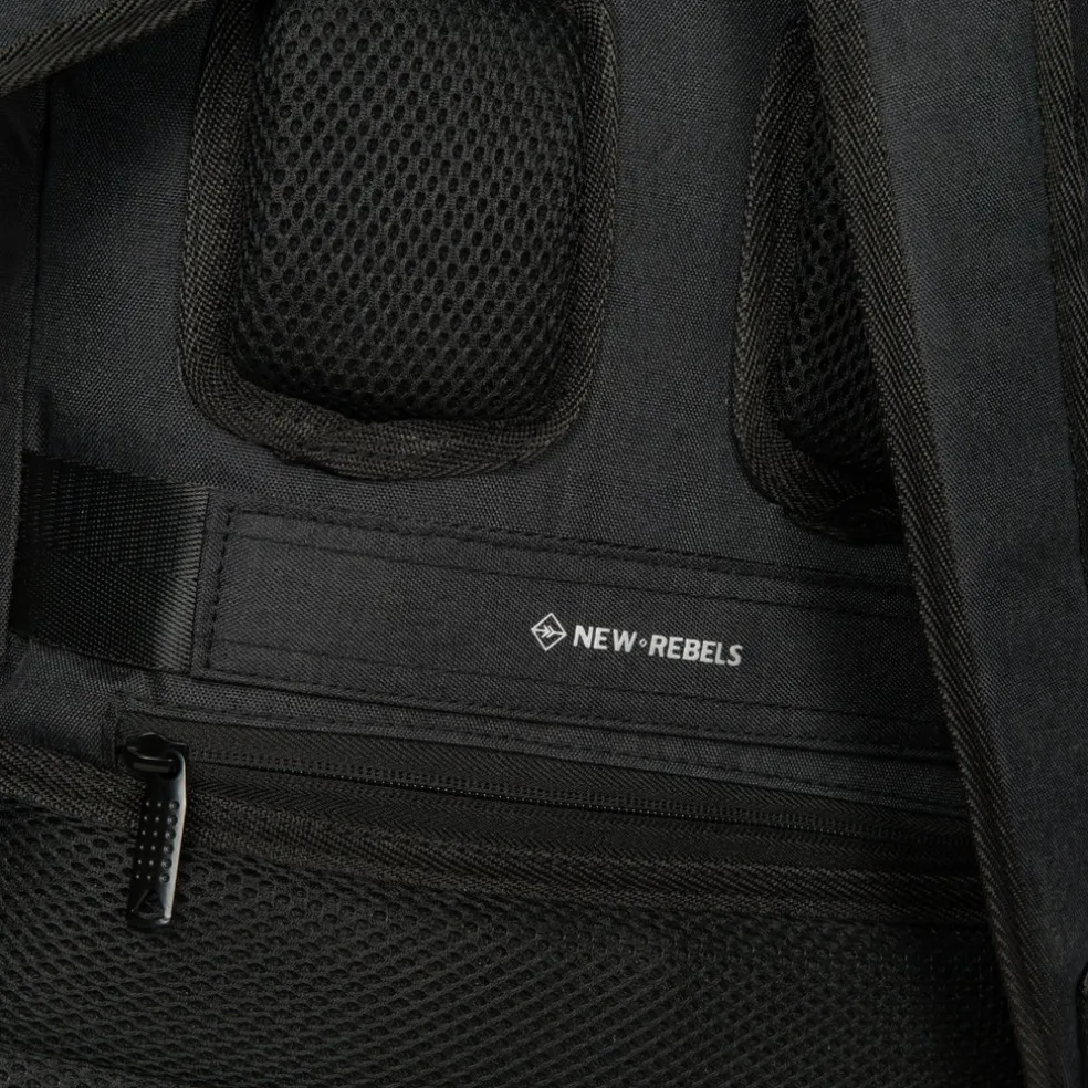 New Rebels Boyan Chicago Schwarz 9L Rucksack Recyceltes Nylon