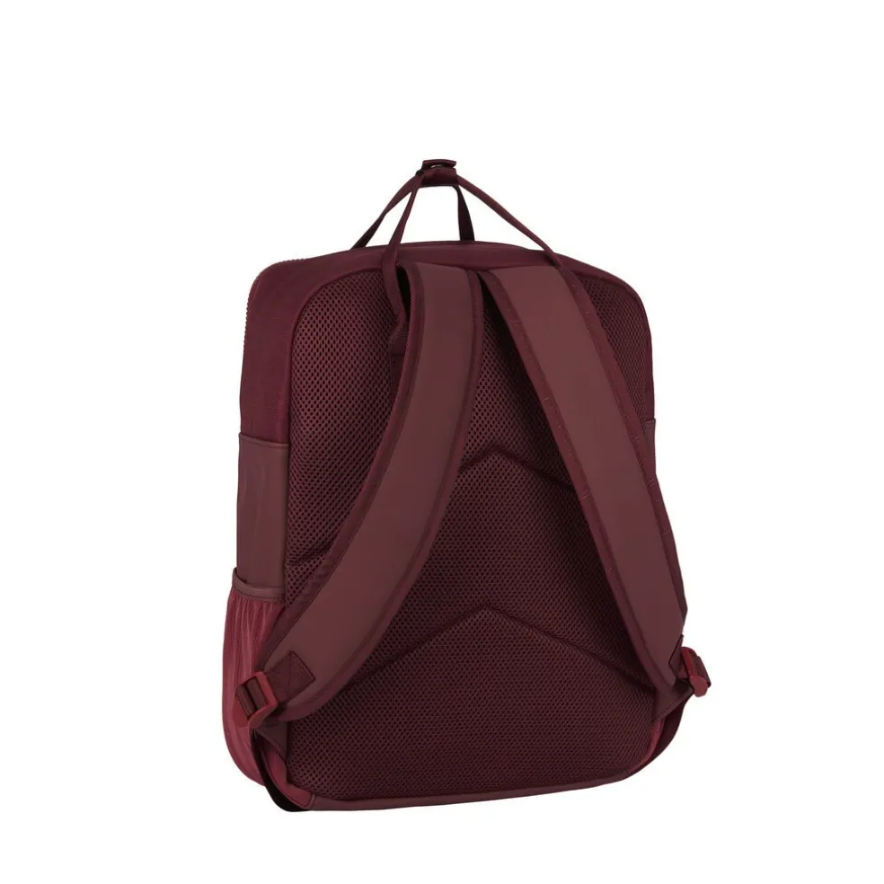 New Rebels Bruce Chicago Burgundy 17L Rucksack Wasserabweisend Laptop 14"