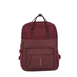 New Rebels Bruce Chicago Burgundy 17L Rucksack Wasserabweisend Laptop 14