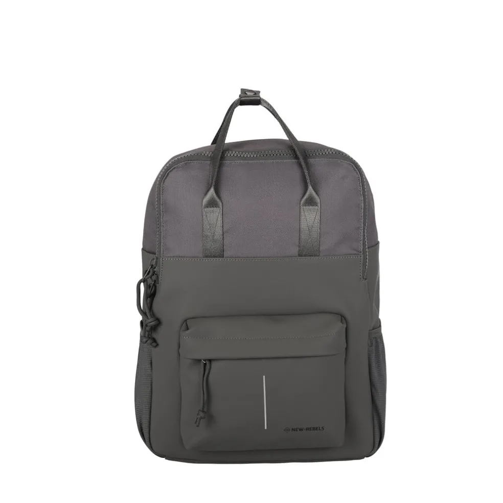 New Rebels Bruce Chicago Anthrazit 17L Rucksack Wasserabweisend Laptop 14"