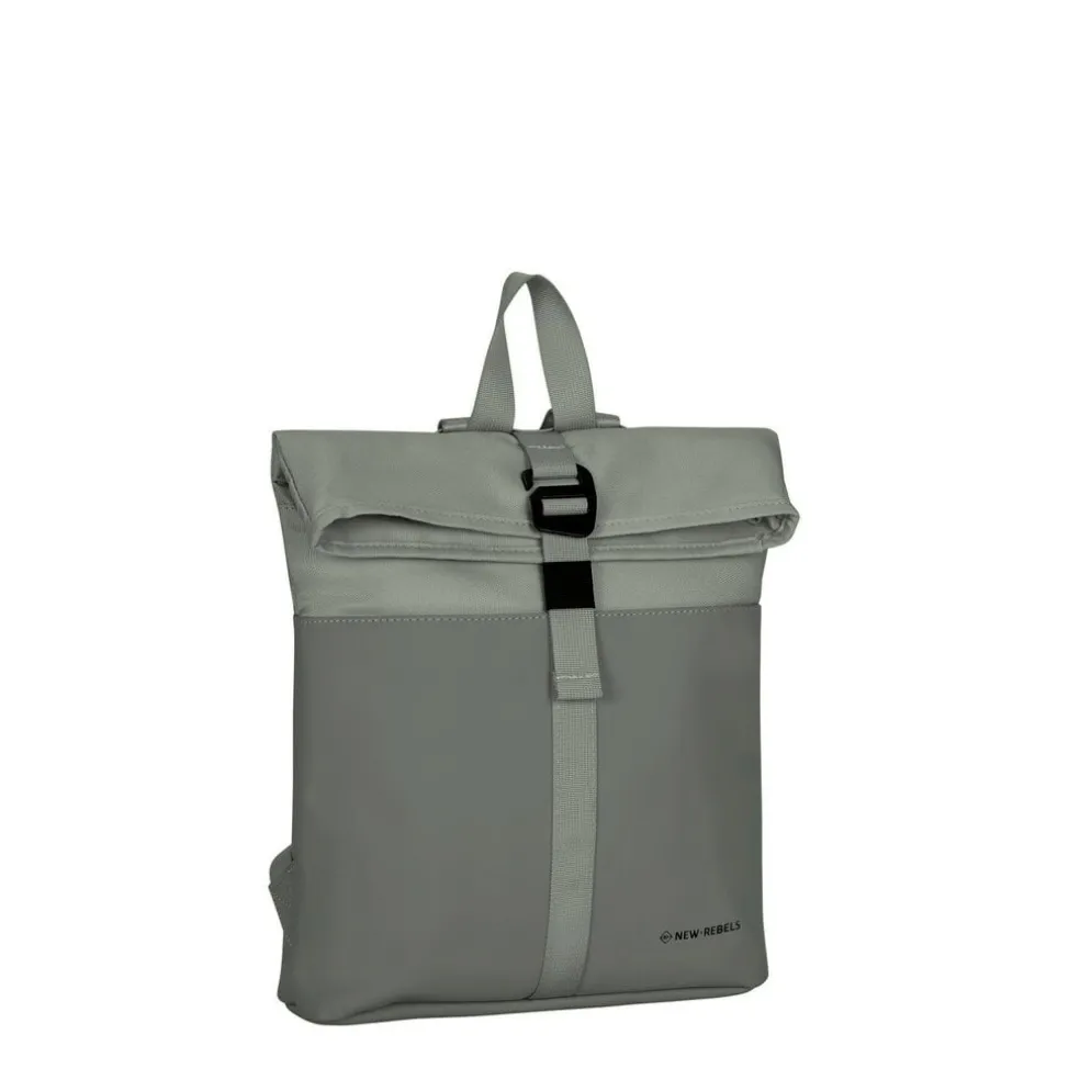 New Rebels Bruce Los Angeles Anthrazit 7L Rolltop Rucksack Wasserabweisend