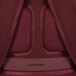 New Rebels Bruce Milwaukee Burgundy 18L Rucksack Wasserabweisend Laptop 15.6
