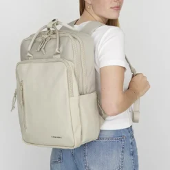 New Rebels Bruce Milwaukee Beige 18L Rucksack Wasserabweisend Laptop 15.6"