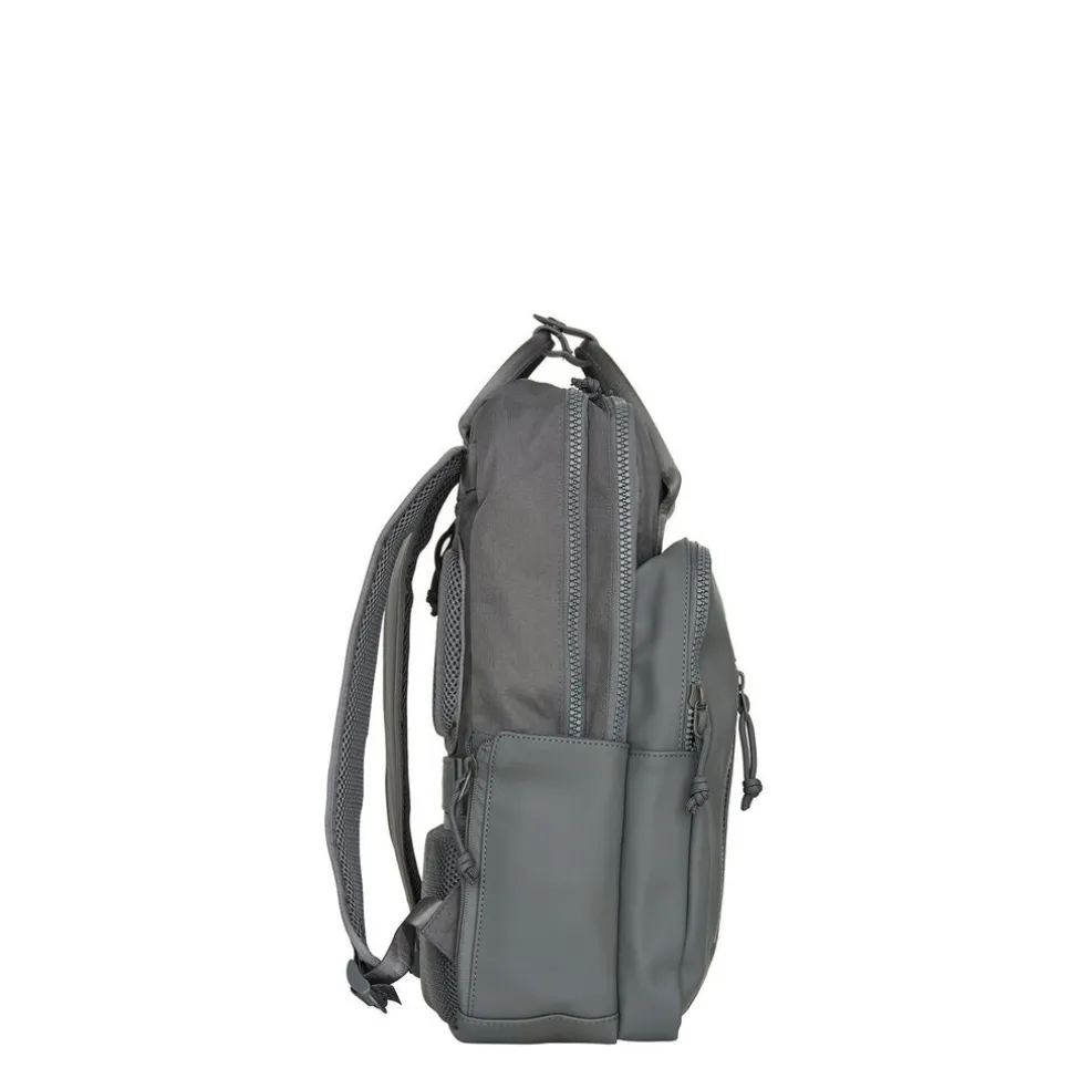 New Rebels Bruce Milwaukee Antracite 18L Rucksack Wasserabweisend Laptop 15.6"