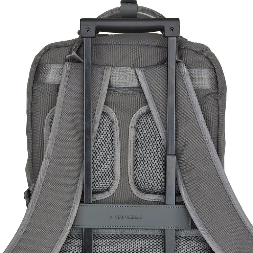 New Rebels Bruce Milwaukee Antracite 18L Rucksack Wasserabweisend Laptop 15.6"