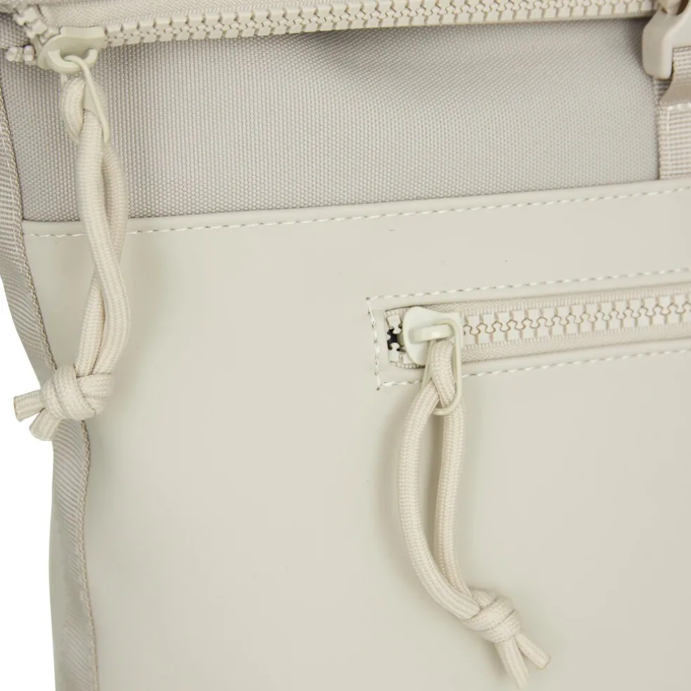 New Rebels Bruce New York Beige 21L Rolltop Rucksack Wasserabweisend Laptop 15.6"
