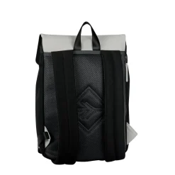 New Rebels Ceres Dothan Schwarz Hellgrau 15L Rucksack mit Klappe Wasserabweisend Laptop 15.6"