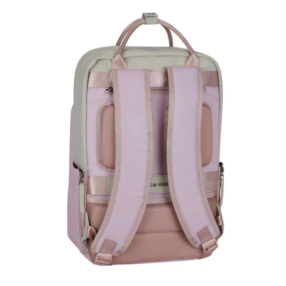 New Rebels Ceres Milwaukee Rosa 18L Rucksack Wasserabweisend Laptop 15.6"