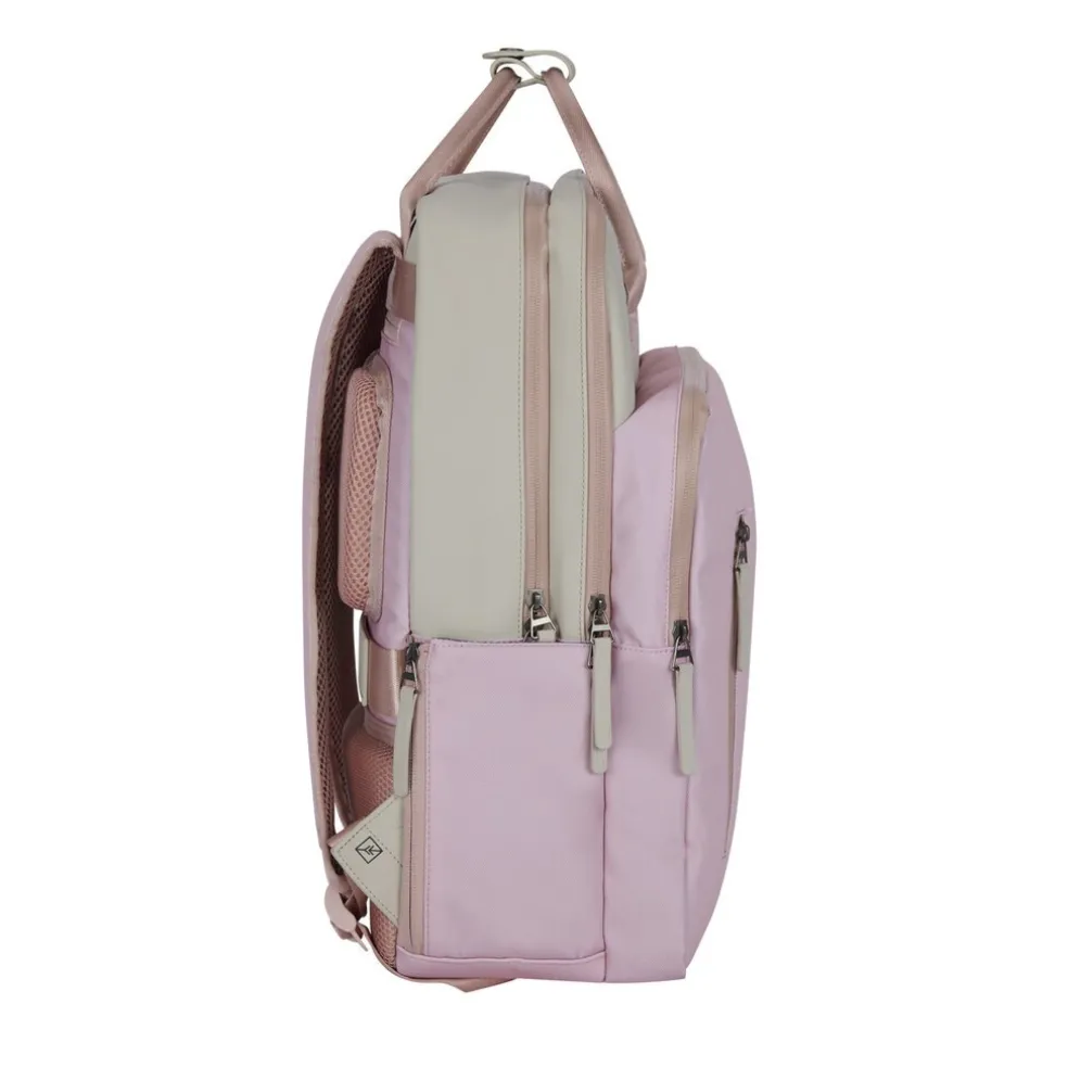 New Rebels Ceres Milwaukee Rosa 18L Rucksack Wasserabweisend Laptop 15.6"