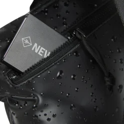 New Rebels Droplets Los Angeles Wasserabweisender Rucksack – 7l Rolltop – Modische Tasche Für Jedes Abenteuer – Wasserabweisender Rucksack Unisex - Black