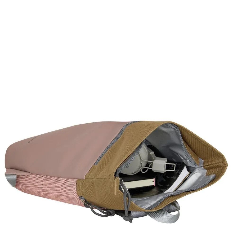 New Rebels Ferron Los Angeles altrosa 7L Rolltop Rucksack Wasserabweisend