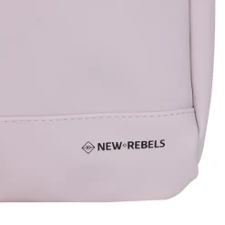 New Rebels Ferron Miami Rucksack 9L Wasserabweisender Laptop Rucksack 13 Zoll für Arbeit und Schule aus PU Nylon Bequem Lila