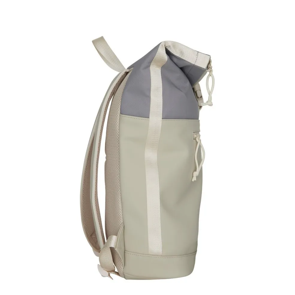 New Rebels Ferron New York Rolltop Rucksack 16L Beige