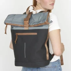 New Rebels Ferron New York Rolltop Rucksack 16L Anthrazit