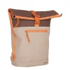 New Rebels Ferron New York Rolltop Rucksack 16L Coffee