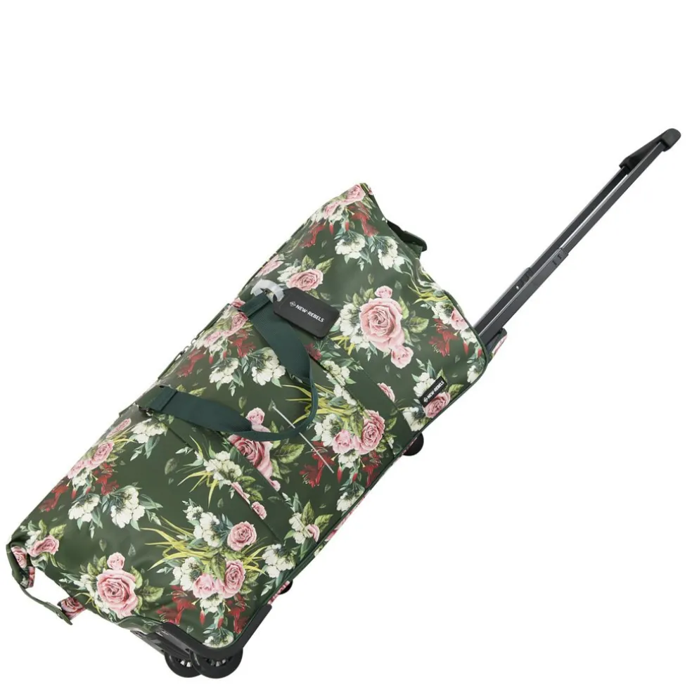New Rebels Flora Weston Duffel Dunkelgrün 54L Trolley Wasserabweisend