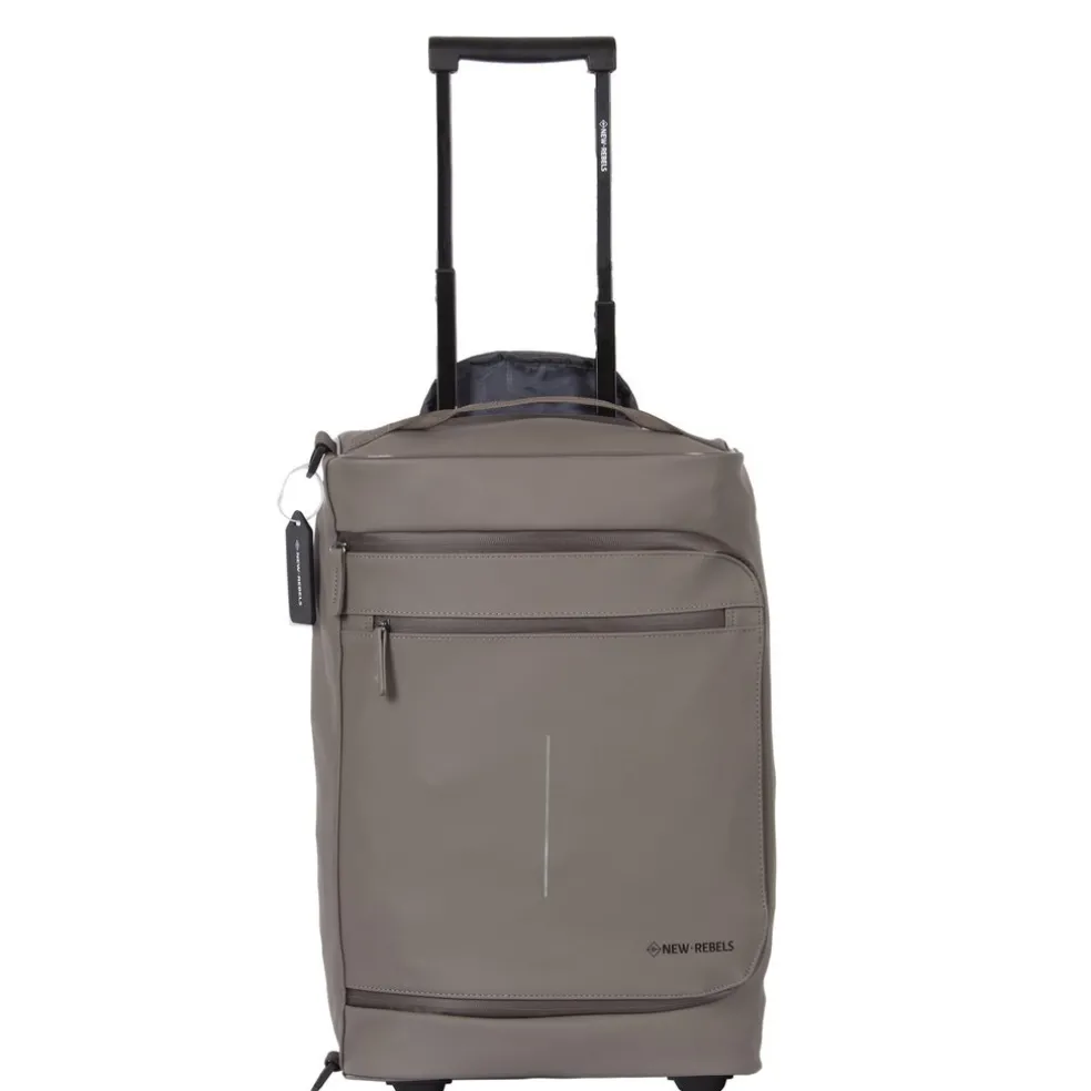 New Rebels Harper Laredo Taupe 29L On Board Trolley Wasserabweisend