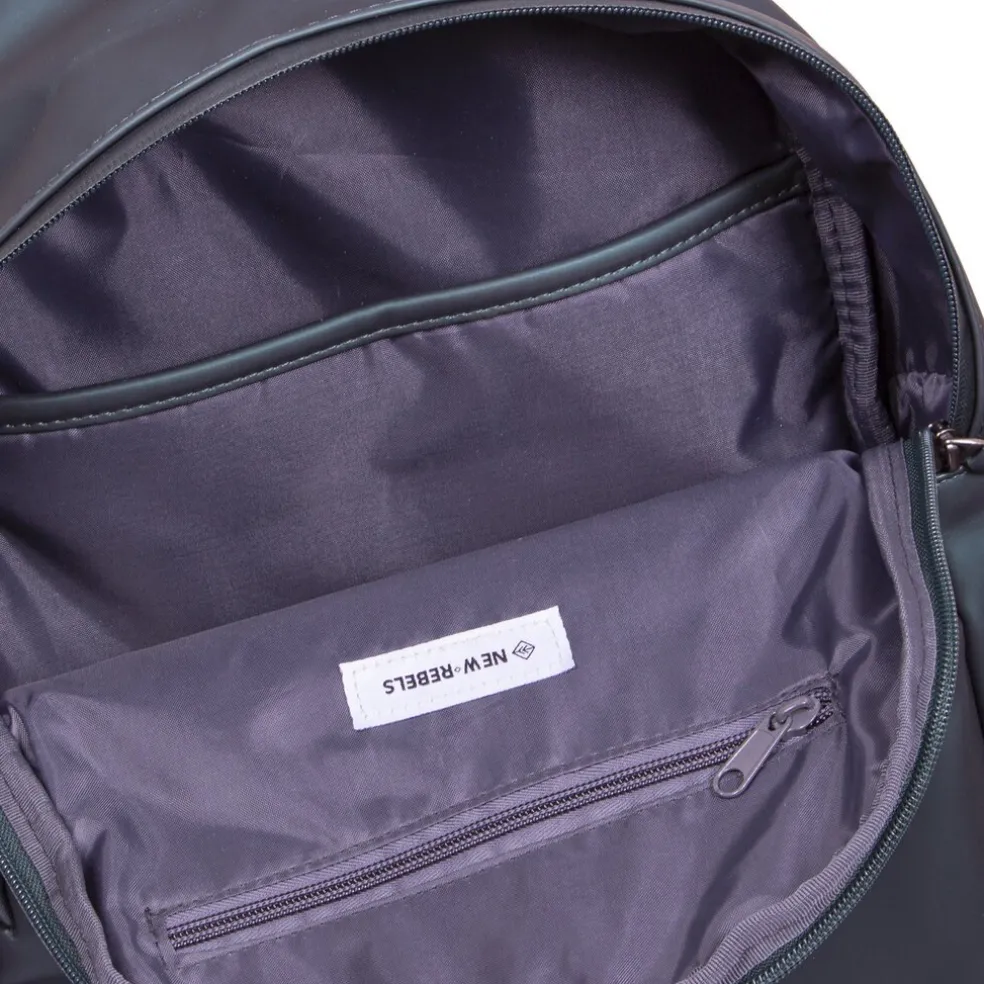 New Rebels Harper Providence Dunkelgrün 12L Rucksack Wasserabweisend Laptop 11.6"