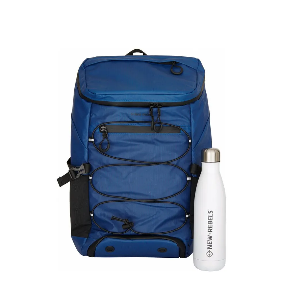 New Rebels Hugo - Eastvale Rucksack Navy Blau 23L wasserdicht leicht geräumig