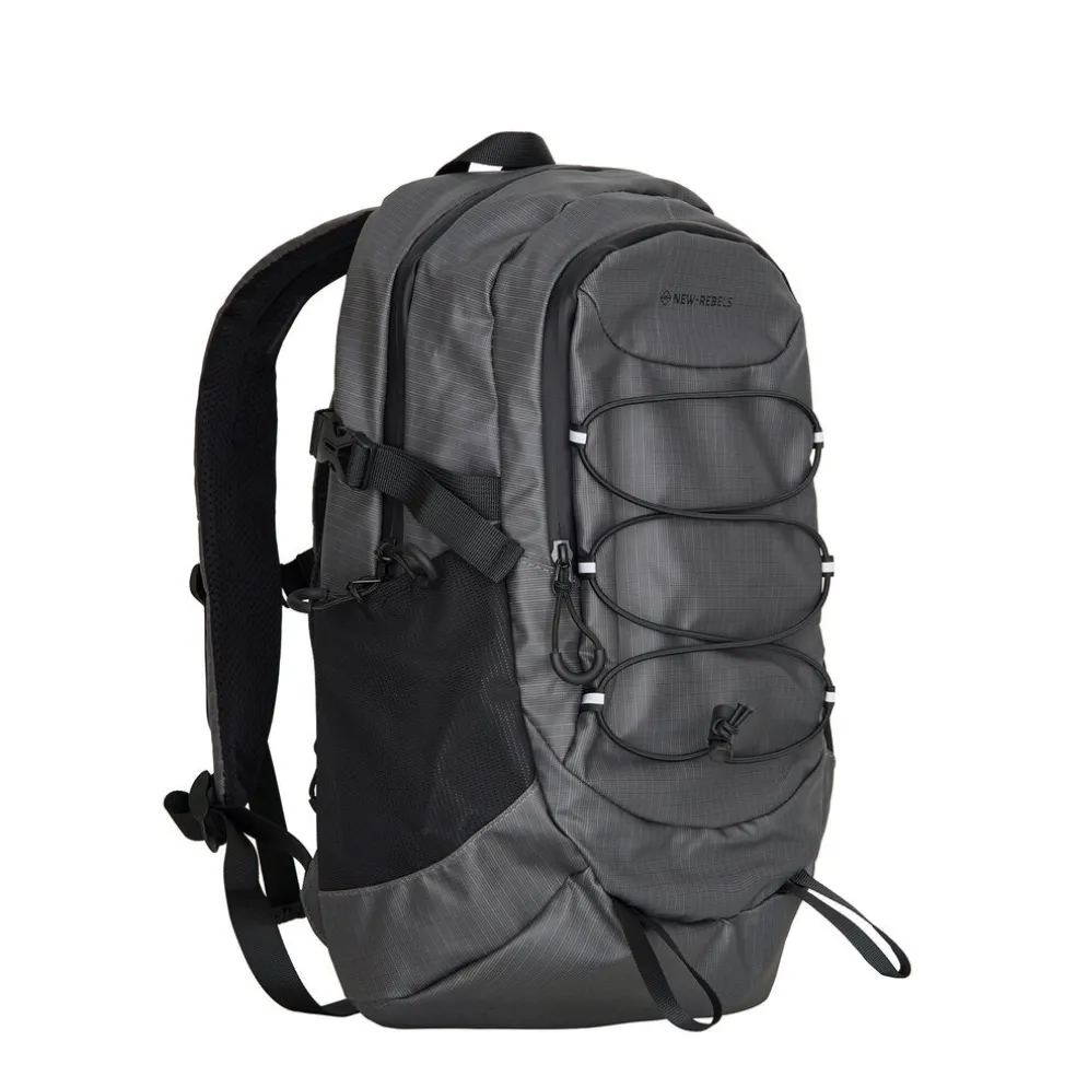 New Rebels Hugo Brentwood Wasserdichtes Leicht Rucksäcke Wandern Rucksack 11 Liter Schwarz
