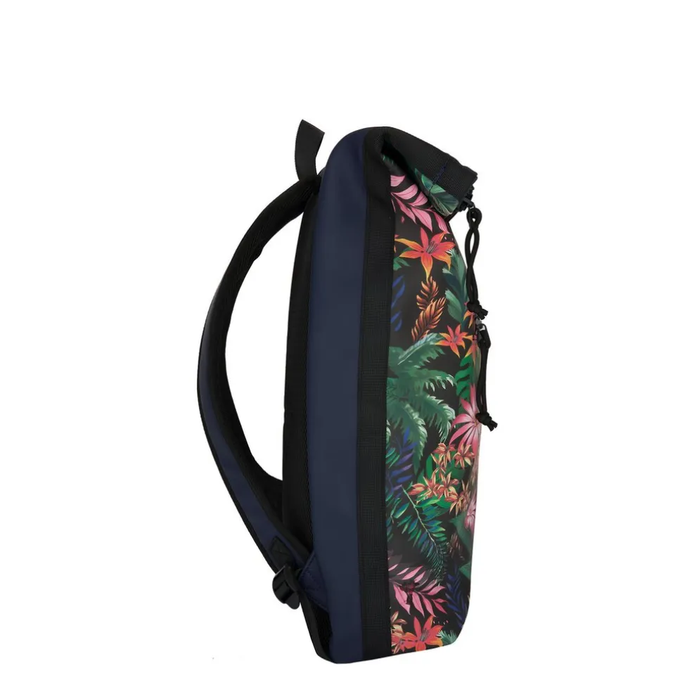 New Rebels Mart - New York Flowerpower Rolltop Rucksack 16L