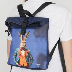 New Rebels Mart Art - Los Angeles Rabbitssuit Rolltop Backpack