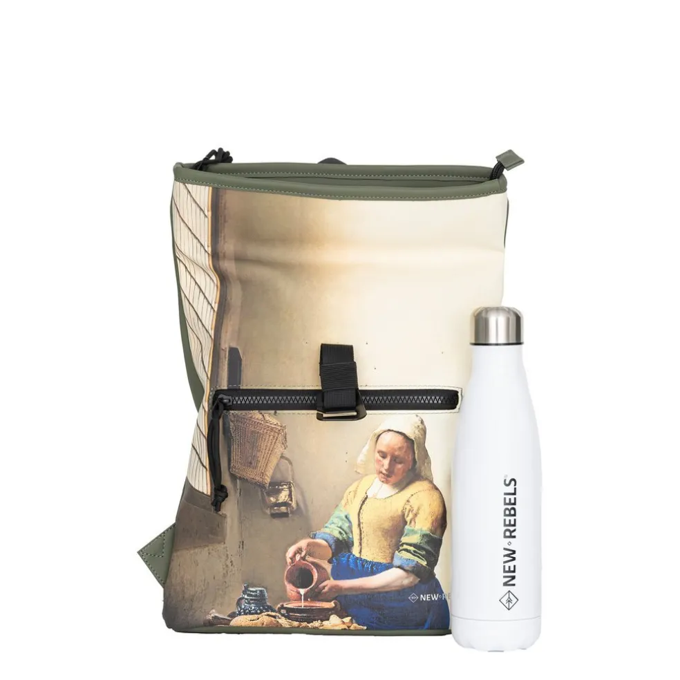 New Rebels Mart Art - Los Angeles Milchmädchen Rolltop-Rucksack