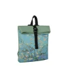 New Rebels Mart Art Los Angeles Mandelblüte Small 7L Rucksack Rolltop Wasserabweisend