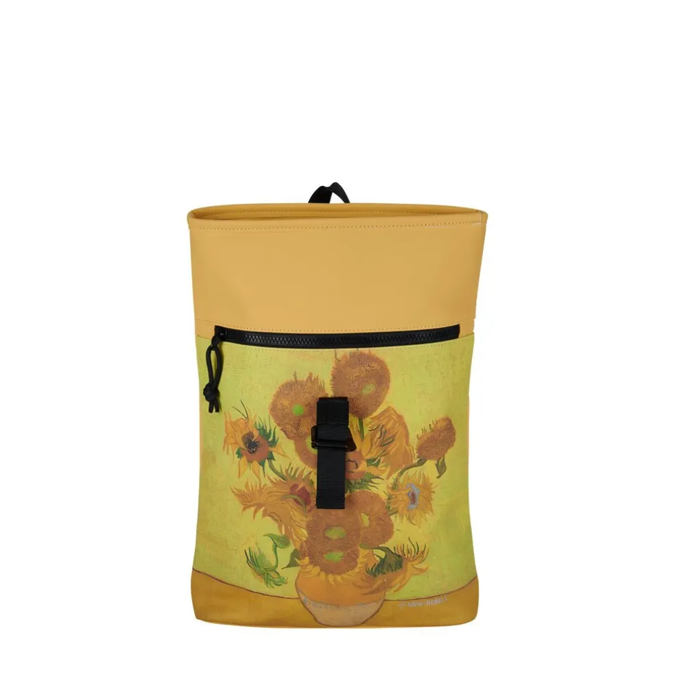 New Rebels Mart Art Los Angeles Sonnenblume Small 7L Rucksack Rolltop Wasserabweisend