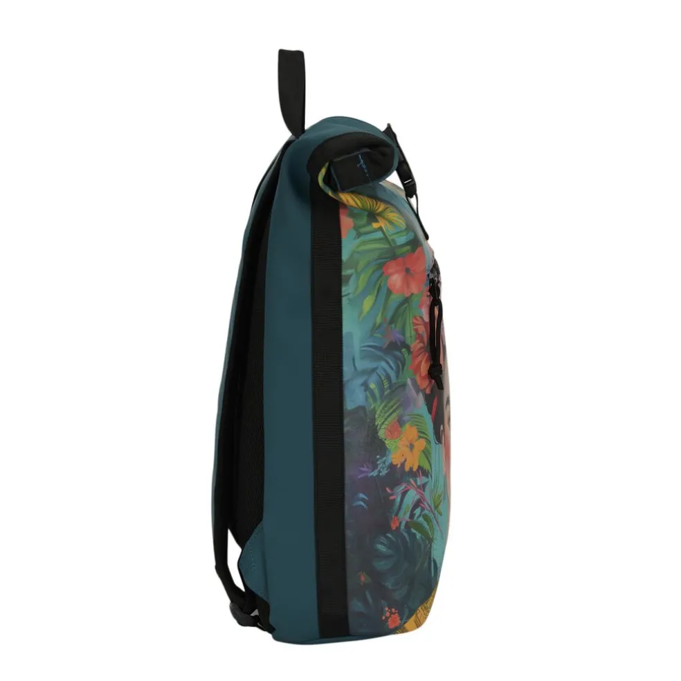 New Rebels Mart Art New York Flowerhead 21L Rucksack Rolltop wasserabweisend Laptop 15,6“