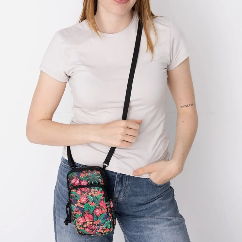 New Rebels Mart Arts – Astoria Phonepocket – Handytasche-Flowerpower