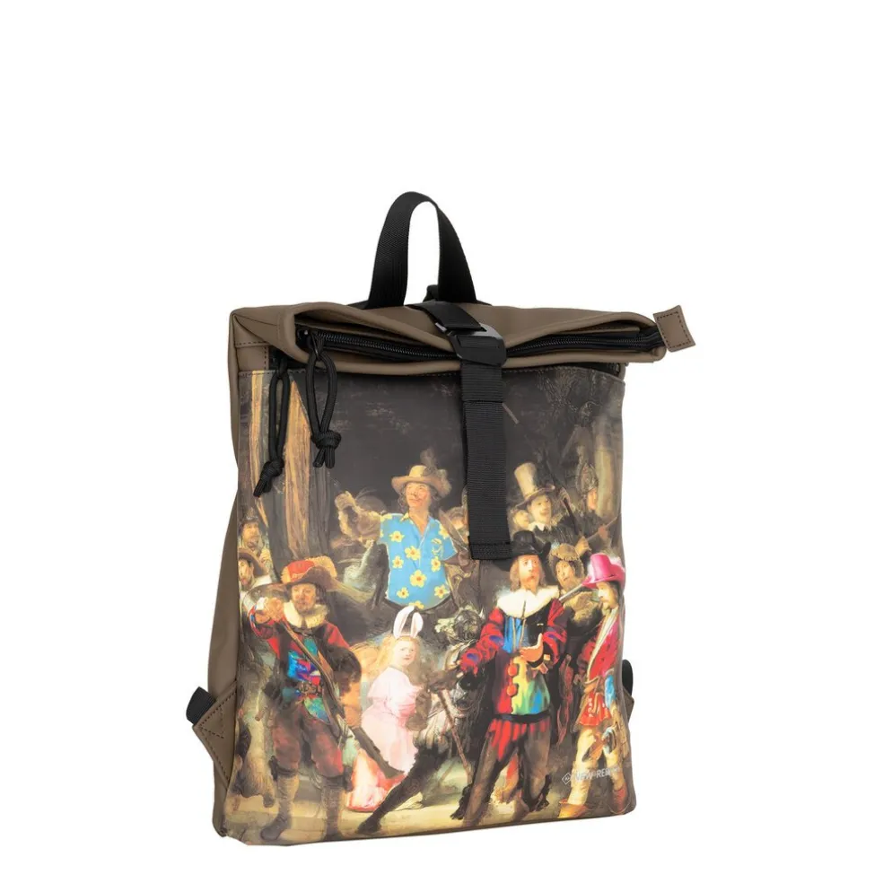 New Rebels Mart Arts Los Angeles Nachtwacht Roltop Rucksack Mini