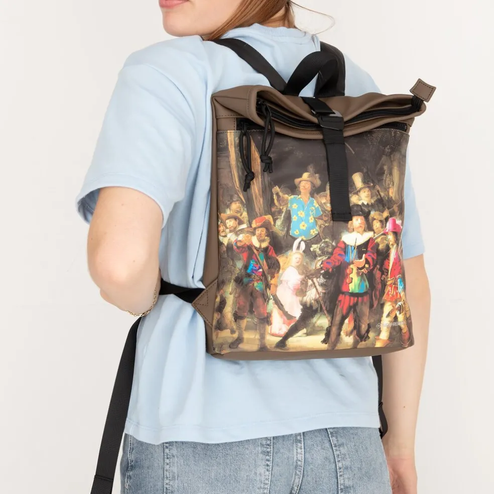 New Rebels Mart Arts Los Angeles Nachtwacht Roltop Rucksack Mini
