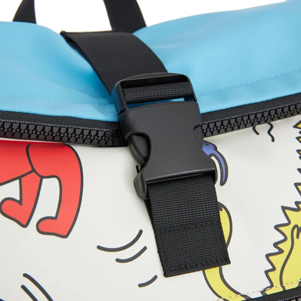 New Rebels Mart Arts New York Cartoon Rolltop Rucksack 16L