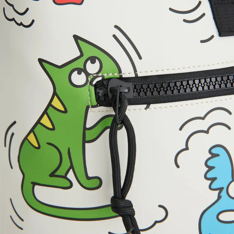 New Rebels Mart Arts New York Cartoon Rolltop Rucksack 16L