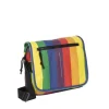 New Rebels Mart Bronx Regenbogen  8L  A4 Umhängetasche mit Überschlag Wasserabweisend