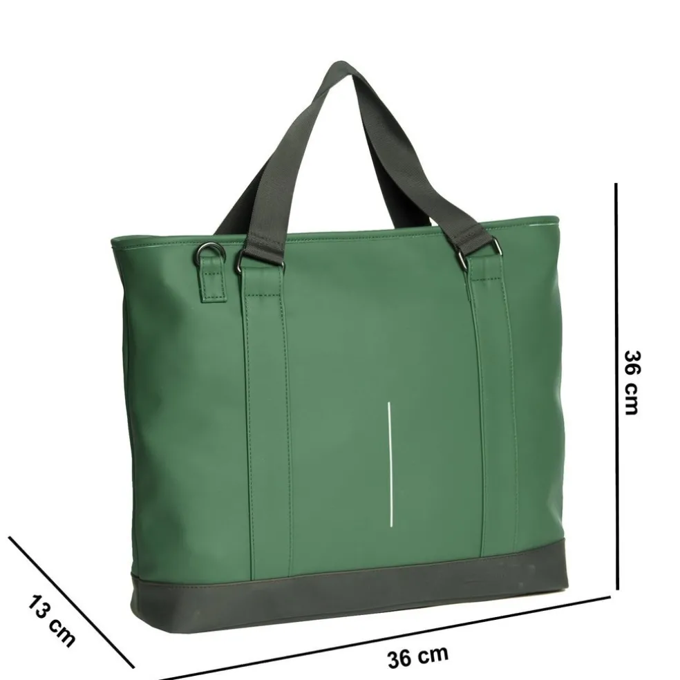 New Rebels Mart Charleston Dunkelgrün 21L Shopper Wasserabweisend