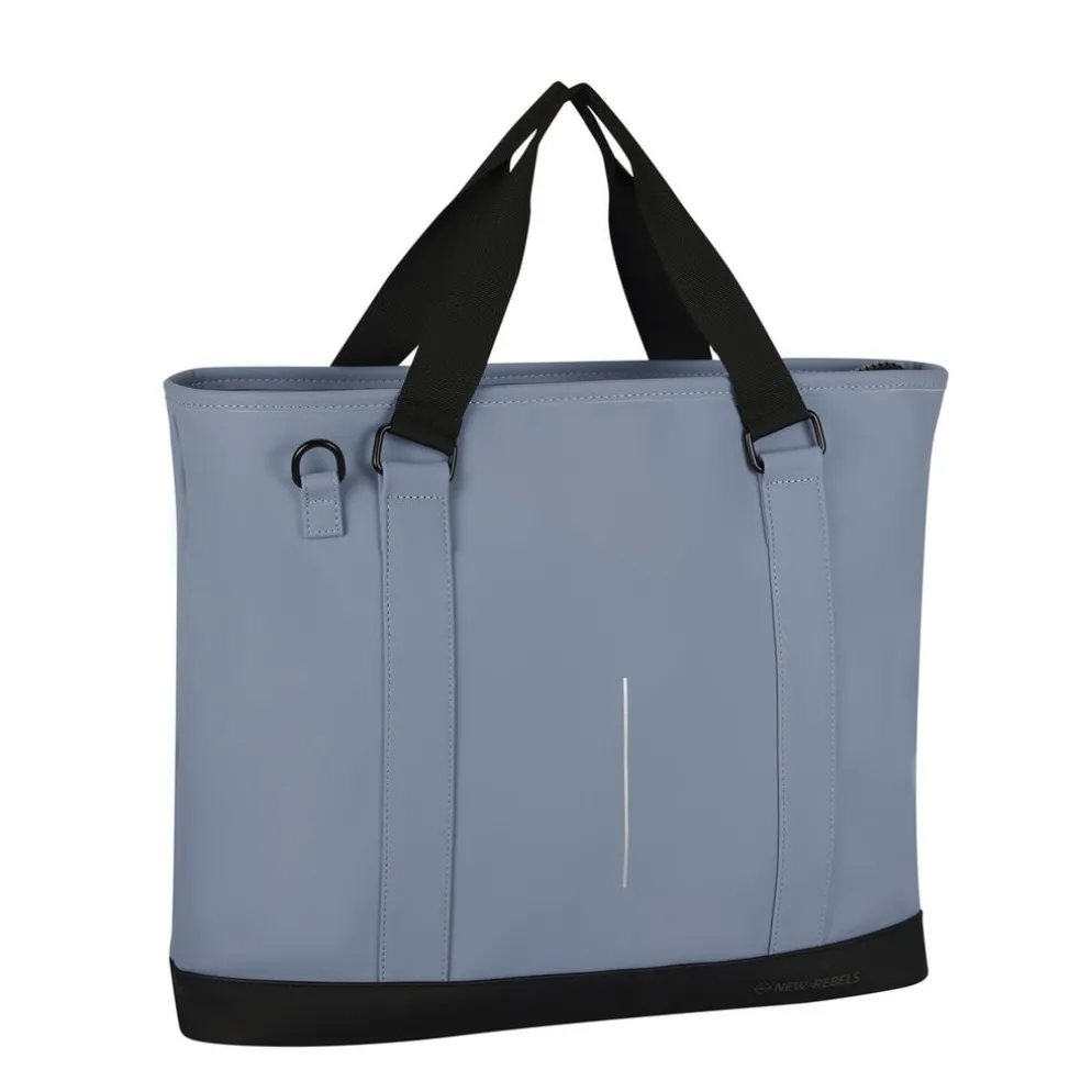 New Rebels Mart Charleston Soft Blau 21L Shopper Wasserabweisend